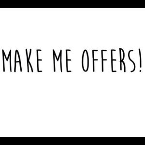 Reasonable offers only